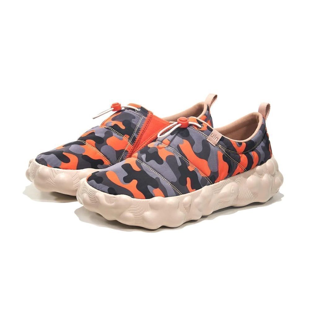UIN Women's Camping Shoes Wide Toe Chunky Sneaker (Toledo 6- Campfire)